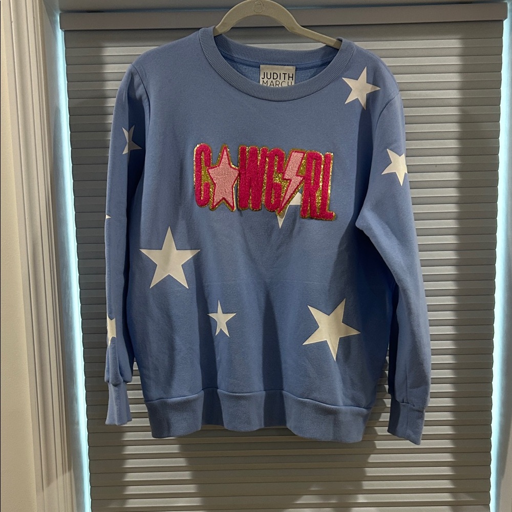 Judith March Cowgirl Patch Sweatshirt